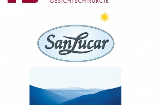 Logo der Zahnarztpraxis Seubert-Schommer, SanLucar und Peterstaler mit Slogans.