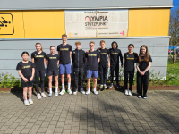 v.l.n.r. Hana Duong, Annika Kreideweis, Mia Rogosch, Nils Rogosch, Stefan Louts-Häußler, Jonas Rogosch, Henning-Louis Heth, Johannes Alferi, Emma Wang, Ellen Weis