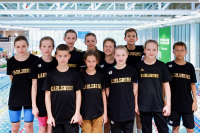 Hintere Reihe v.l.n.r.: Johanna Marie Schmitt, Luise Kreickemeier, Smilla Mathilda Schönbeck, Emma Heneka, Nevio Knebel, Erdem Ermemis; Vordere Reihe v.l.n.r.: Bogdan Aslau, Sophia Prinz, Liva Feix, Mara Schwab, Elias Jiang